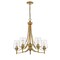 Z-Lite Joliet 5 Light Chandelier, Olde Brass & Clear 473-5OBR - alternate 2
